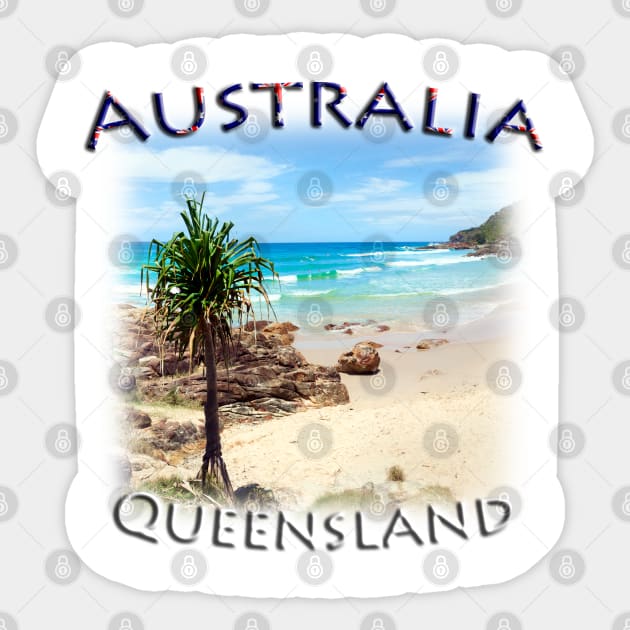 Australia, Queensland - Sunshine Coast Sticker by TouristMerch